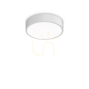 Vonkajší stropný LED plafón Ideallux RAY PL D30 biely 13W 327570