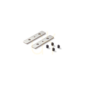 Lineárna montážna lišta Ideallux SLOT KIT 200 cm strieborná hliníková 223766