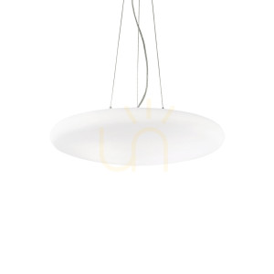 Závesné svietidlo Ideallux Smarties SP5 D60 biele sklenené 5xE27 031996