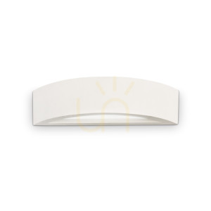 Nástenné svietidlo Ideallux SODA AP1 biele sadrové 30 cm 105710
