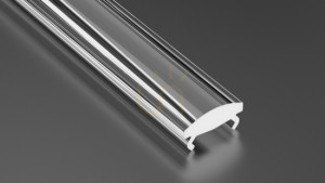 Tienidlo pre šošovky LUMINES SLIM profil PMMA 15 1 m