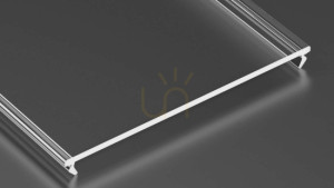 Tienidlo pre LED profil LUMINES SWIDE PMMA transparentné 1 m