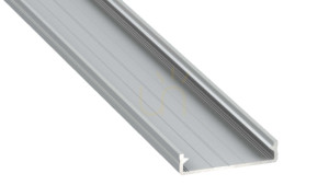 LED profil LUMINES typ SOLIS strieborný eloxovaný 1 m