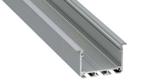 LUMINES LED profil typ INSO strieborný eloxovaný 2 m