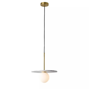 Bilo III 1xG9 biela závesná lampa PL0136-WH