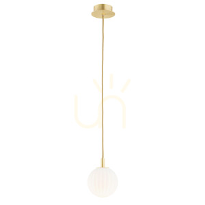 Prívesné svietidlo ARGON PALOMA biele, matný opál, E14, 8506