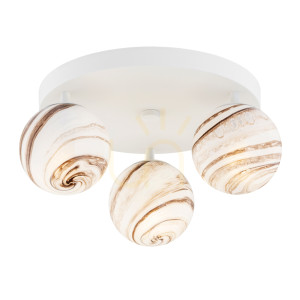 Plafón Argon Fabio biely 3xE14 IP44 6291