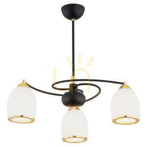Luster ARGON AVILA PLUS biely matný opál 3xE27 IP20 6144