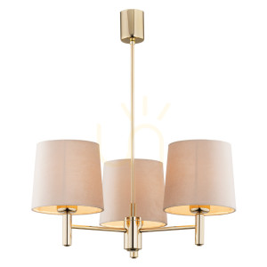 Luster ARGON PONTE PLUS 6109 béžový mosadz E27 IP20