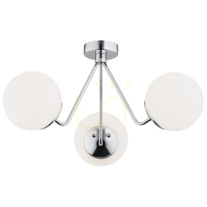Luster ARGON TOMAR biely chróm 3xE27 IP20 1477