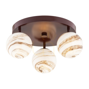 Plafón ARGON FABIO biely 3xE14 IP44 6292