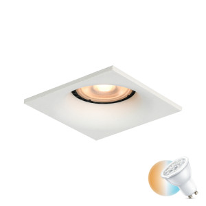 Zapustené svietidlo Italux Aranta GU10 biele DL-61903A-WH