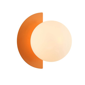 Nástenné svietidlo Italux Nauti oranžové G9 WL-37482-OR