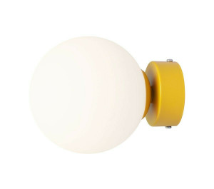 Nástenné svietidlo Aldex Ball Mustard S žlté kovové 14 cm 1076C14_S