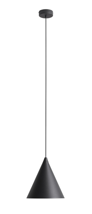 Závesné svietidlo Aldex čierne kovové 24 cm 1108G1