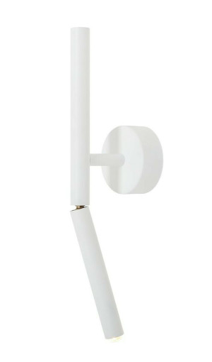 Nástenné svietidlo Aldex Stick All White biele kovové 36 cm 1084C