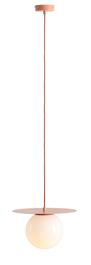 Závesné svietidlo Aldex Loop Coral M červené E27 1125G11_M