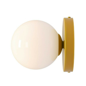 Nástenné svietidlo Aldex Ball II mustarda sklo kov 15 cm 1126C14_S