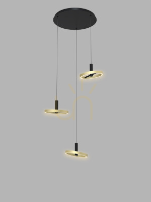 Trojitá závesná lampa BREST - Aviano Premium