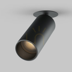 FOCUS LED vstavané svietidlo C053CL-L12W3K-W-B Maytoni
