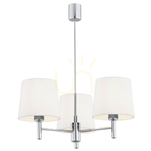 Luster ARGON Bolzano Plus 6114 biely chróm E27 IP20