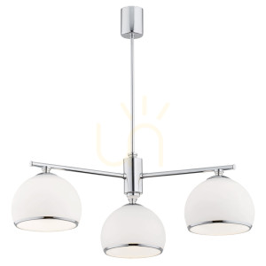 Luster Argon Marbella biely chróm E27 3x15W 1487