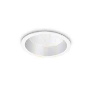 Zapustené svietidlo Ideallux DEEP 249025 biele LED 10W 4000K ø10,3 cm
