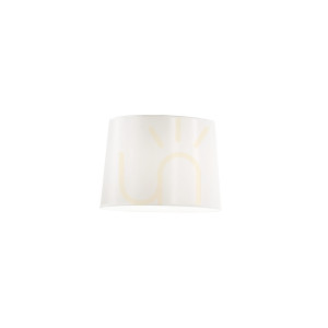 Tienidlo na lampu Ideallux Dorsale 046723 biele tkanina 40 cm