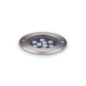 Zapustené svietidlo Ideallux FLOOR D14 255682 čierne LED 12W vonkajšie