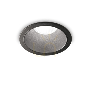 Zapustené svietidlo Ideallux Game Trim Round čierne 20W 3000K 273167