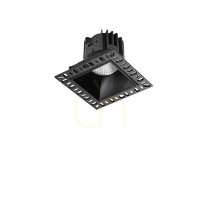 Zapustené svietidlo Ideallux Game Trimless Square čierne 11W 3000K 319674