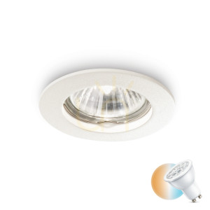 Zapustené svietidlo Ideallux Jazz 083117 biele GU10 7,3 cm