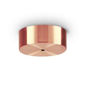 Magnetický rozetový kryt Ideallux ROSONE 249315 medený 9 cm