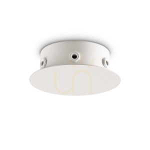 Magnetický stropný rozetón Ideallux ROSONE 6 svetiel biely 12,5 cm 303390