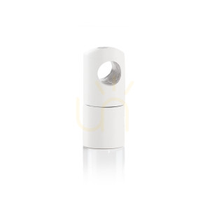 Držiak kábla Ideallux Supporti 143200 biely 15x30 mm kov
