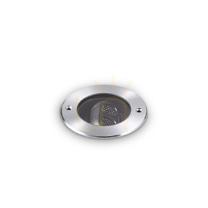 Zapustené svietidlo Ideallux Taurus 277004 vonkajšie IP67 6W okrúhle strieborné
