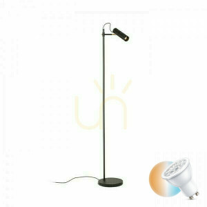 Stojaca lampa Varia Black Brass 230 V Led Gu10 9 W.