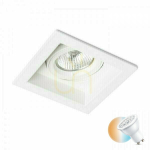 Acasa zapustené stropné svietidlo biele 230 V Gu10 50 W.