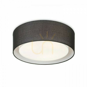 Plafond Otis 50 Stropná čierna/biela 230 V Led E27 3x15 W.