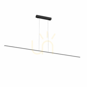 Závesné svietidlo Antigo Slim P 120 cm čierne LED 4000K 1570 lm 5001