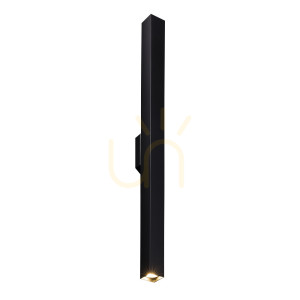 Nástenné svietidlo Antigo Doha K čierne 80 cm 2x MR11 LED 8078