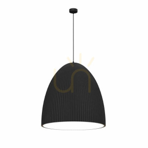 Závesné svietidlo Antigo Gandra 60x60 cm čierne LED E27 5027