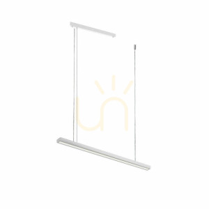 Závesné svietidlo Antigo Hiate Line LED biele 90 cm 4000K 1847