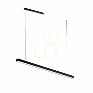 Prívesné svetlo Antigo Hiate Line čierne LED 120 cm 3000K 1848
