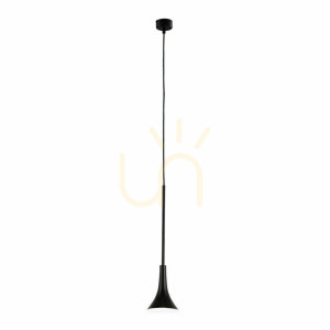 Závesné svietidlo Antigo Kanzaki 1 LED čierne 160 cm 4000K 8531