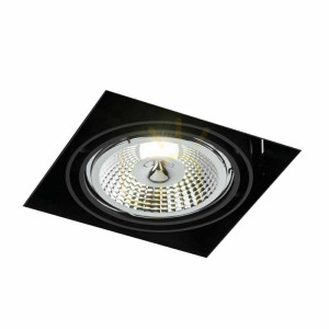 Zapustené svietidlo Antigo Komoro 3308 čierne LED ES111 1-bodové