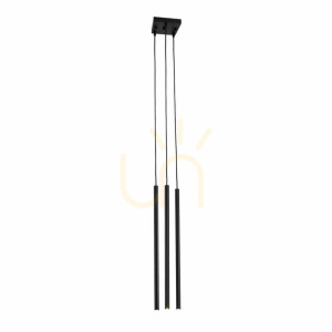 Závesné svietidlo Antigo Kosame 3 čierne 3x G9 160 cm 7846