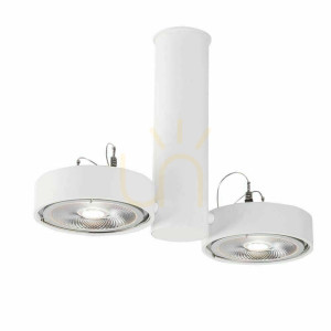 Bodové svietidlo Antigo Natori 2 biele LED ES111 7212