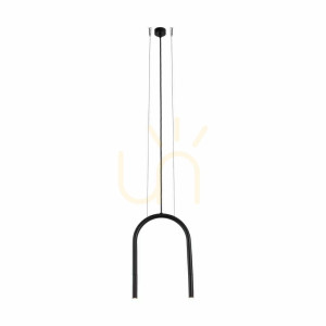 Závesné svietidlo Antigo Sukomo 2x G9 čierne 270 mm 7858