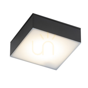 Plafón Antigo Tottori 8577 čierny LED 4000K IP44 10x10 cm